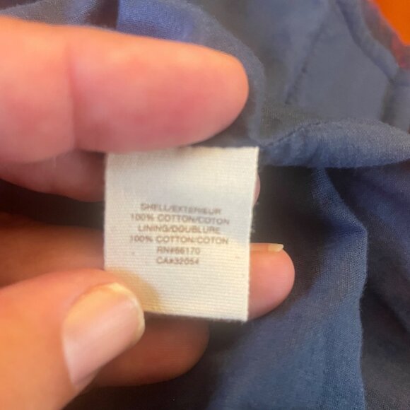 Idra Skirt Blue Stitched skirt with bow tie belt size 12 - Picture 7 of 9